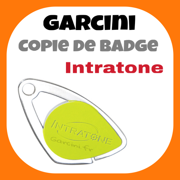 Badge intratone jaune