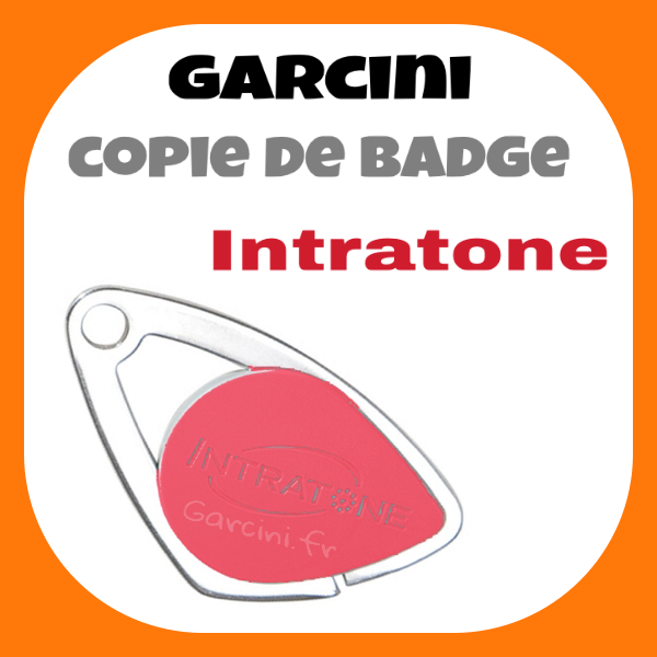 Badge Intratone rouge