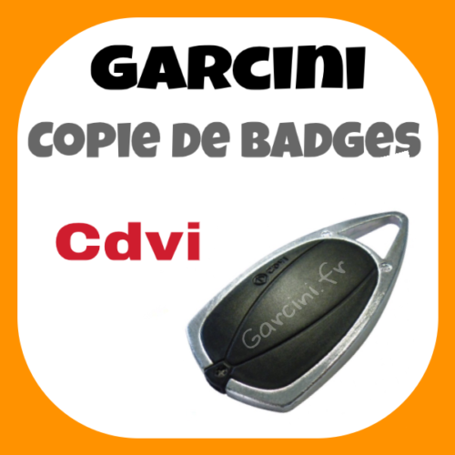 Badge CDVI noir nouveau model