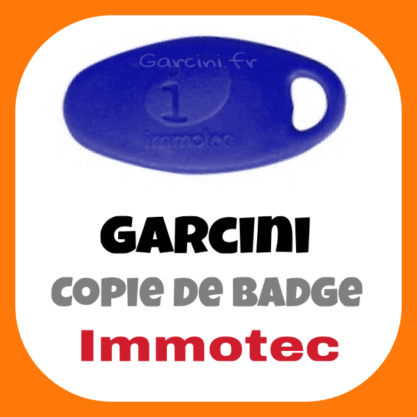 Badge Immotec Bleu