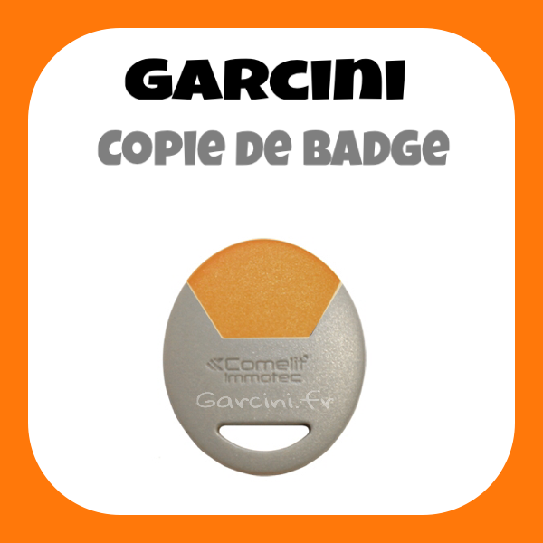 Badge Immotec Comelit Orange