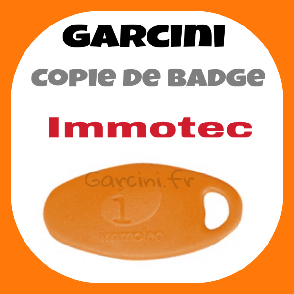 Badge Immotec orange