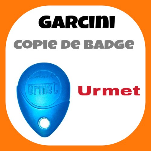 Badge Urmet bleu
